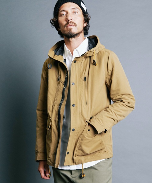 Magine（マージン）の「CTN/NY GROSSGRAIN 3WAY MOUNTAIN PARKA:コットン ナイロン グログラン 3WAY マウンテンパーカ（マウンテンパーカー・メンズ・ネイビー/ブラック/ベージュ/オリーブ・46/48/44）」の12枚目の写真