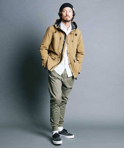 Magine（マージン）の「CTN/NY GROSSGRAIN 3WAY MOUNTAIN PARKA:コットン ナイロン グログラン 3WAY マウンテンパーカ（マウンテンパーカー・メンズ・ネイビー/ブラック/ベージュ/オリーブ・46/48/44）」の18枚目の写真