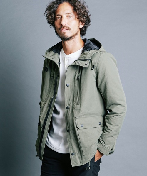 Magine（マージン）の「CTN/NY GROSSGRAIN 3WAY MOUNTAIN PARKA:コットン ナイロン グログラン 3WAY マウンテンパーカ（マウンテンパーカー・メンズ・ネイビー/ブラック/ベージュ/オリーブ・46/48/44）」の19枚目の写真