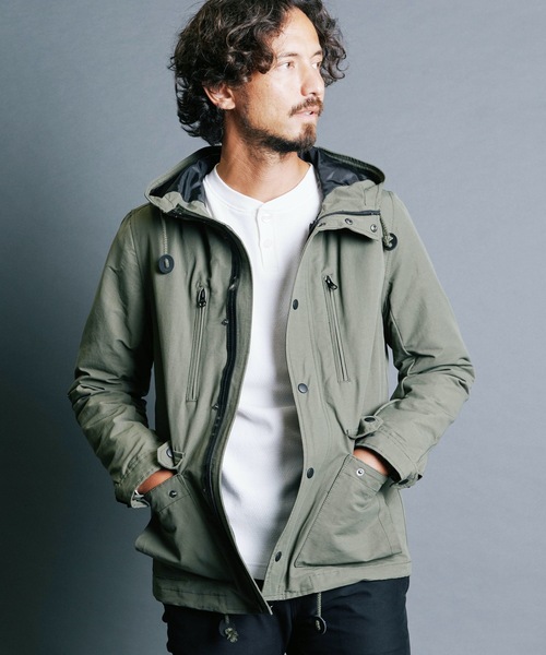 Magine（マージン）の「CTN/NY GROSSGRAIN 3WAY MOUNTAIN PARKA:コットン ナイロン グログラン 3WAY マウンテンパーカ（マウンテンパーカー・メンズ・ネイビー/ブラック/ベージュ/オリーブ・46/48/44）」の21枚目の写真