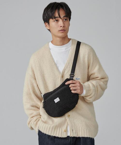 coen(コーエン)の「ボアショルダーバッグ(ショルダーバッグ・メンズ・ブラック/オフホワイト/ネイビー・FREE)」の5枚目の写真