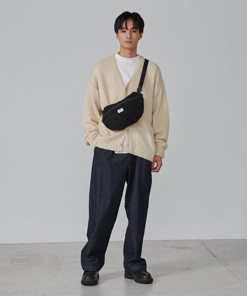 coen(コーエン)の「ボアショルダーバッグ(ショルダーバッグ・メンズ・ブラック/オフホワイト/ネイビー・FREE)」の6枚目の写真