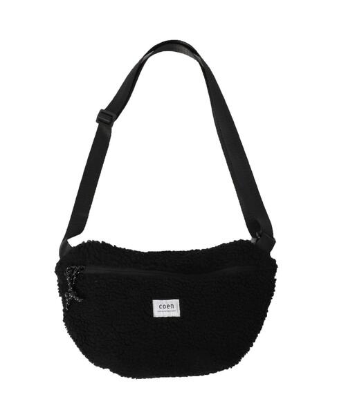coen(コーエン)の「ボアショルダーバッグ(ショルダーバッグ・メンズ・ブラック/オフホワイト/ネイビー・FREE)」の9枚目の写真