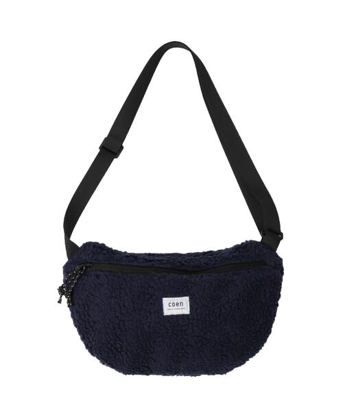 coen(コーエン)の「ボアショルダーバッグ(ショルダーバッグ・メンズ・ブラック/オフホワイト/ネイビー・FREE)」の10枚目の写真
