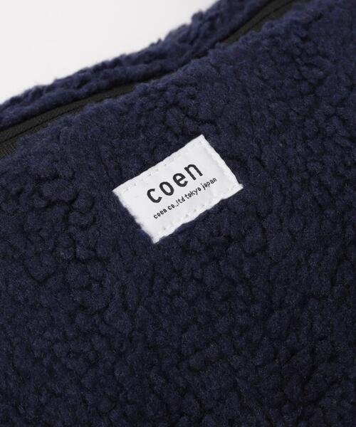 coen(コーエン)の「ボアショルダーバッグ(ショルダーバッグ・メンズ・ブラック/オフホワイト/ネイビー・FREE)」の14枚目の写真