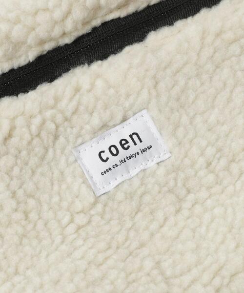 coen(コーエン)の「ボアショルダーバッグ(ショルダーバッグ・メンズ・ブラック/オフホワイト/ネイビー・FREE)」の16枚目の写真