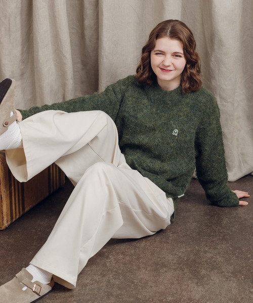 MUHET（ミュエータ）の「シャギーニット（ニット/セーター・レディース・カーキ/ブラウン/ブラック/レッド・X-LARGE/MEDIUM）」の17枚目の写真