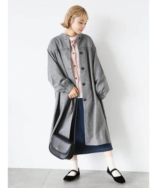 ehka sopo（エヘカソポ）の「ツイードタッチギャザーコート（その他