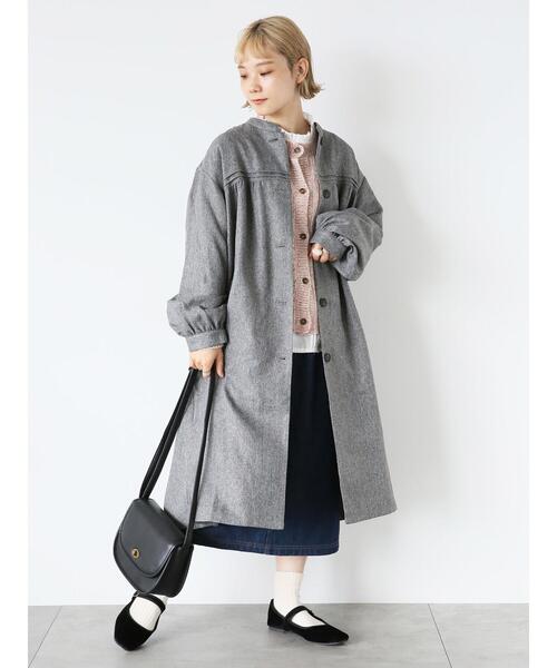 ehka sopo（エヘカソポ）の「ツイードタッチギャザーコート（その他