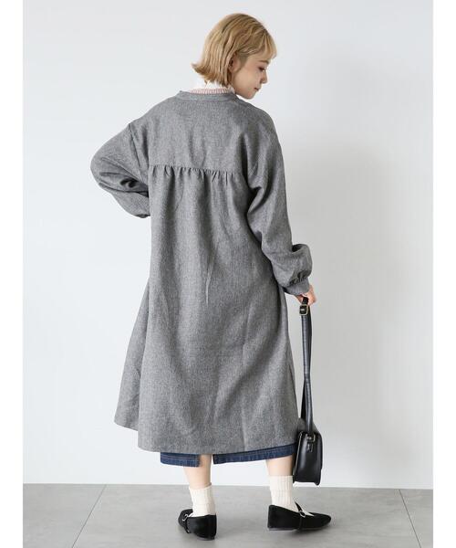 ehka sopo（エヘカソポ）の「ツイードタッチギャザーコート（その他