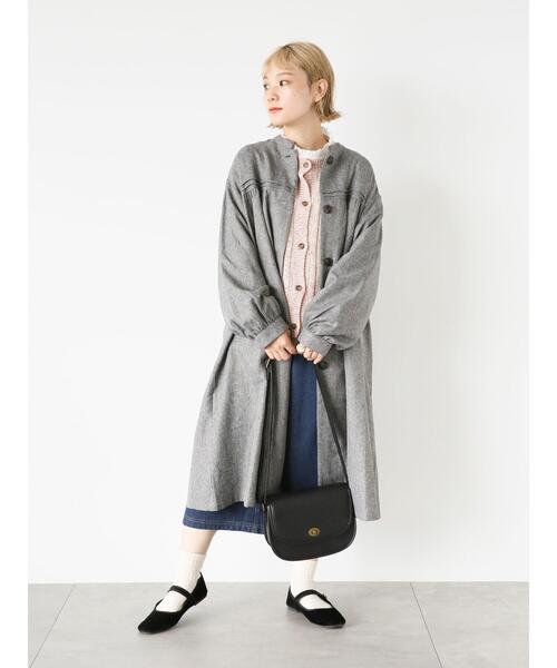 ehka sopo（エヘカソポ）の「ツイードタッチギャザーコート（その他