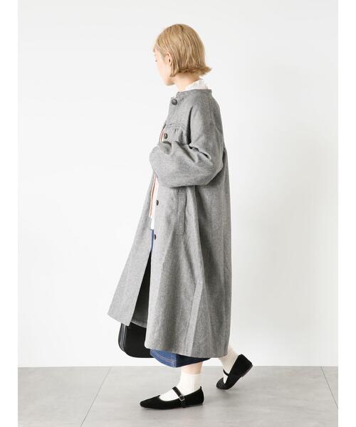 ehka sopo（エヘカソポ）の「ツイードタッチギャザーコート（その他