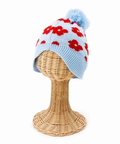 Casselini（キャセリーニ）の「Casselini(キャセリーニ)kidsジャガードニットワッチ（ニットキャップ/ビーニー・キッズ・グレー/グリーン/ブラック/ブルー・FREE）」の9枚目の写真