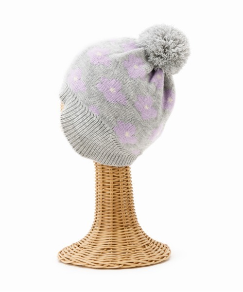 Casselini（キャセリーニ）の「Casselini(キャセリーニ)kidsジャガードニットワッチ（ニットキャップ/ビーニー・キッズ・グレー/グリーン/ブラック/ブルー・FREE）」の11枚目の写真