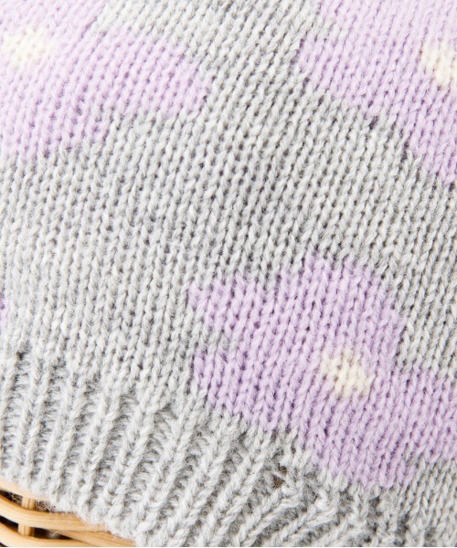 Casselini（キャセリーニ）の「Casselini(キャセリーニ)kidsジャガードニットワッチ（ニットキャップ/ビーニー・キッズ・グレー/グリーン/ブラック/ブルー・FREE）」の13枚目の写真