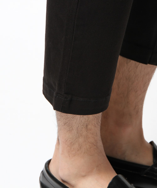 WEGO(ウィゴー)の「WEGO/ストレッチツイルアンクルトラウザー(その他パンツ・メンズ・ブラック/ホワイト・LARGE/SMALL/MEDIUM)」の7枚目の写真