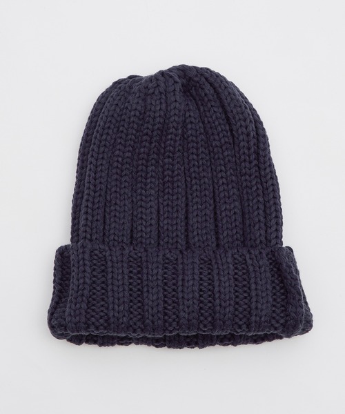 improves（インプローブス）の「畦編みリブニットキャップ（ニットキャップ/ビーニー・メンズ・ベージュ/アイボリー/レッド/ブラウン/カーキ/ネイビー/パープル/杢グレー/グリーン/ブラック/イエロー/ブルー・FREE）」の9枚目の写真