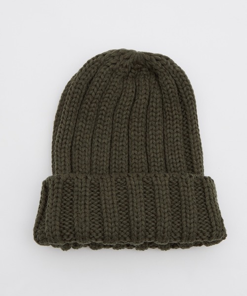 improves（インプローブス）の「畦編みリブニットキャップ（ニットキャップ/ビーニー・メンズ・ベージュ/アイボリー/レッド/ブラウン/カーキ/ネイビー/パープル/杢グレー/グリーン/ブラック/イエロー/ブルー・FREE）」の7枚目の写真