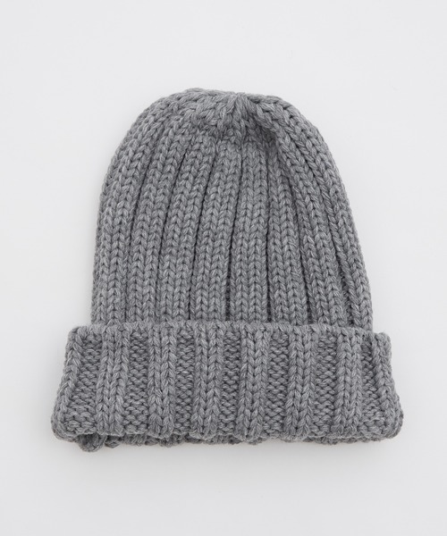 improves（インプローブス）の「畦編みリブニットキャップ（ニットキャップ/ビーニー・メンズ・ベージュ/アイボリー/レッド/ブラウン/カーキ/ネイビー/パープル/杢グレー/グリーン/ブラック/イエロー/ブルー・FREE）」の19枚目の写真