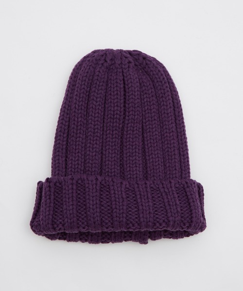 improves（インプローブス）の「畦編みリブニットキャップ（ニットキャップ/ビーニー・メンズ・ベージュ/アイボリー/レッド/ブラウン/カーキ/ネイビー/パープル/杢グレー/グリーン/ブラック/イエロー/ブルー・FREE）」の15枚目の写真