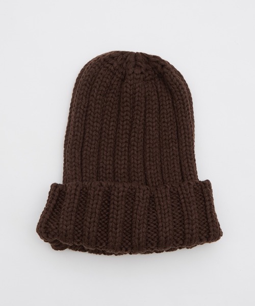 improves（インプローブス）の「畦編みリブニットキャップ（ニットキャップ/ビーニー・メンズ・ベージュ/アイボリー/レッド/ブラウン/カーキ/ネイビー/パープル/杢グレー/グリーン/ブラック/イエロー/ブルー・FREE）」の18枚目の写真