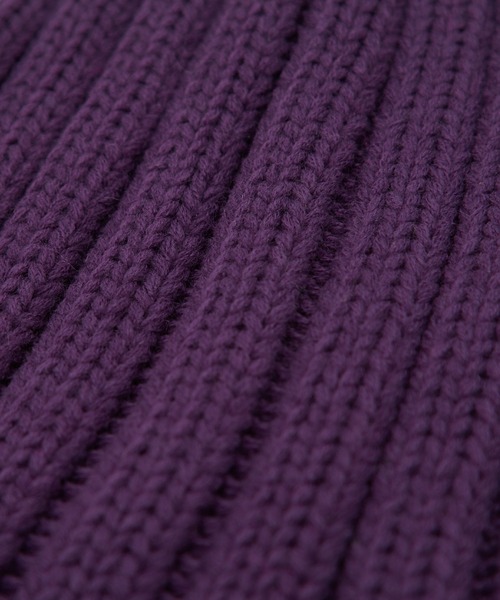 improves（インプローブス）の「畦編みリブニットキャップ（ニットキャップ/ビーニー・メンズ・ベージュ/アイボリー/レッド/ブラウン/カーキ/ネイビー/パープル/杢グレー/グリーン/ブラック/イエロー/ブルー・FREE）」の13枚目の写真