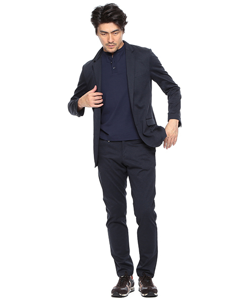 BRILLA per il gusto(ブリッラペルイルグースト)の「SOLIDO / ジャージー ソリッドパンツ(その他パンツ・メンズ・ライトグレー/ネイビー・1/3/2/4)」の10枚目の写真