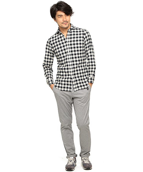 BRILLA per il gusto(ブリッラペルイルグースト)の「SOLIDO / ジャージー ソリッドパンツ(その他パンツ・メンズ・ライトグレー/ネイビー・1/3/2/4)」の18枚目の写真