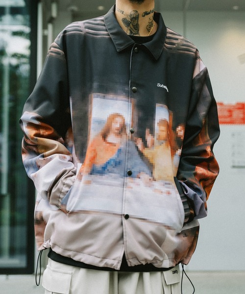 Subciety（サブサエティ）の「MOSAIC ART COACH JKT（ブルゾン）」 - WEAR