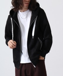 EVOLUTION（エボリューション）の「Cut suede zip-up hoodie カットスエード ジップアップパーカー unisex（パーカー）」