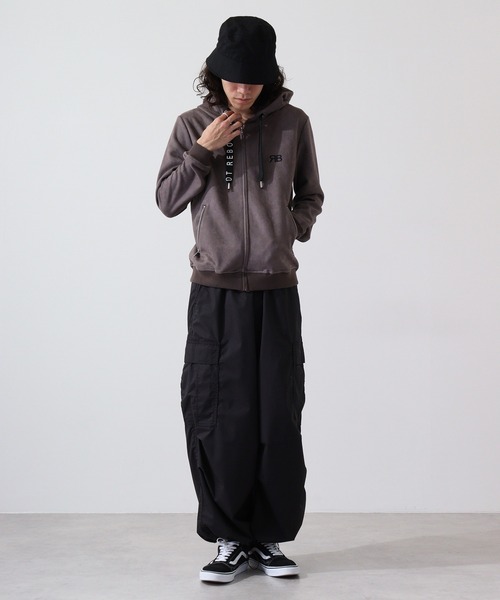 Cut suede zip-up hoodie カットスエード ジップアップパーカー unisex（パーカー）｜EVOLUTION（エボリューション）