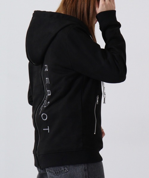 Cut suede zip-up hoodie カットスエード ジップアップパーカー unisex（パーカー）｜EVOLUTION（エボリューション）