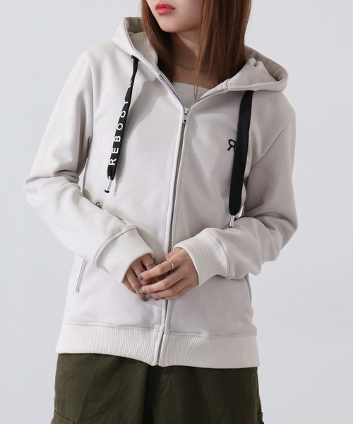 Cut suede zip-up hoodie カットスエード ジップアップパーカー unisex（パーカー）｜EVOLUTION（エボリューション）