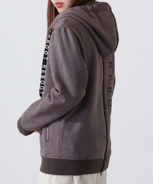 Cut suede zip-up hoodie カットスエード ジップアップパーカー unisex（パーカー）｜EVOLUTION（エボリューション）