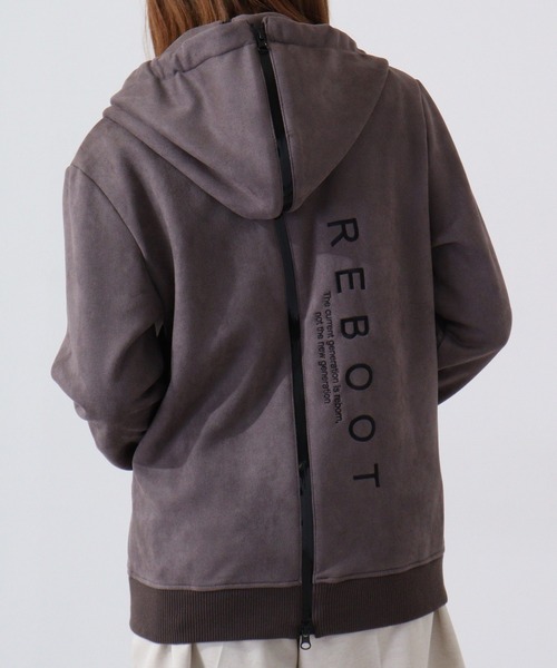 Cut suede zip-up hoodie カットスエード ジップアップパーカー unisex（パーカー）｜EVOLUTION（エボリューション）