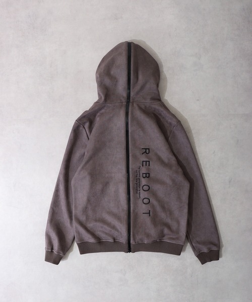 Cut suede zip-up hoodie カットスエード ジップアップパーカー unisex（パーカー）｜EVOLUTION（エボリューション）