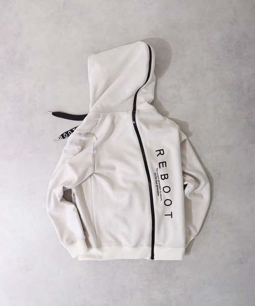 Cut suede zip-up hoodie カットスエード ジップアップパーカー unisex（パーカー）｜EVOLUTION（エボリューション）