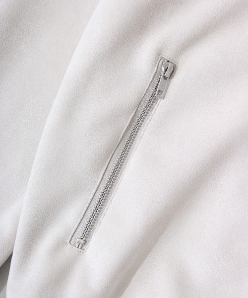 Cut suede zip-up hoodie カットスエード ジップアップパーカー unisex（パーカー）｜EVOLUTION（エボリューション）