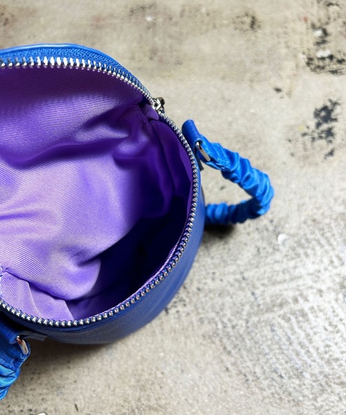 COMMON WARE(コモンウェアー)の「EM: cheek egg pouch shoulder チーク エッグポーチショルダー(ショルダーバッグ・レディース・アイボリー/ブルー/グリーン/ブラック・FREE)」の18枚目の写真