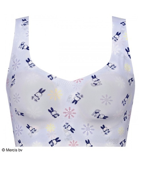 Sloggi（スロギー）の「スロギー ゼロフィール ミッフィー ハーフトップ【M,Lサイズ】sloggi G066 N-Top collabo4（その他アンダーウェア/インナー・レディース・レッド/ライトブラウン/ライトブルー・M/L）」の4枚目の写真