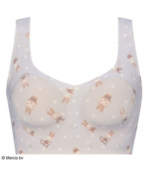 Sloggi（スロギー）の「スロギー ゼロフィール ミッフィー ハーフトップ【M,Lサイズ】sloggi G066 N-Top collabo4（その他アンダーウェア/インナー・レディース・レッド/ライトブラウン/ライトブルー・M/L）」の5枚目の写真