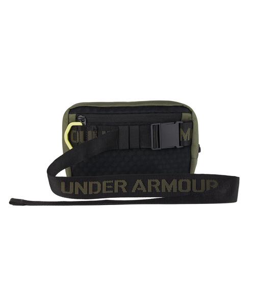 UNDER ARMOUR(アンダーアーマー)の「UAルードン ウエストバッグ クロスボディ(トレーニング/メンズ/レディース)(ボディバッグ/ウエストポーチ・レディース・カーキ・ONESIZE)」の2枚目の写真