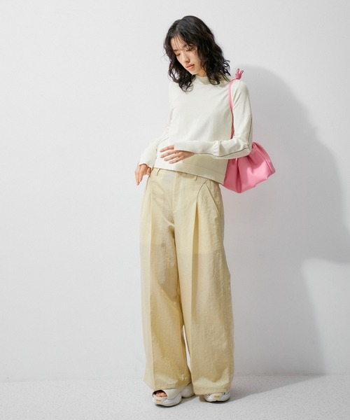 【セール】ステッチニットロンTEE（ニット/セーター）｜ADAM ET ROPE'（アダムエロペ）