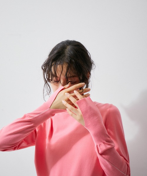 【セール】ステッチニットロンTEE（ニット/セーター）｜ADAM ET ROPE'（アダムエロペ）