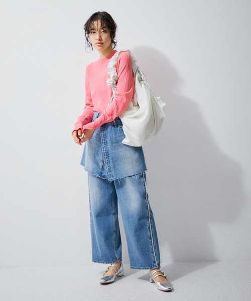 【セール】ステッチニットロンTEE（ニット/セーター）｜ADAM ET ROPE'（アダムエロペ）