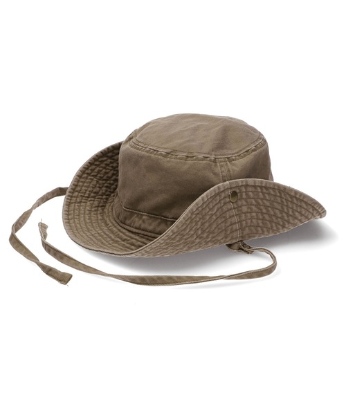 X-girl（エックスガール）の「2WAY SAFARI HAT（ハット・レディース・ブラウン/ブラック・ONE SIZE）」の3枚目の写真