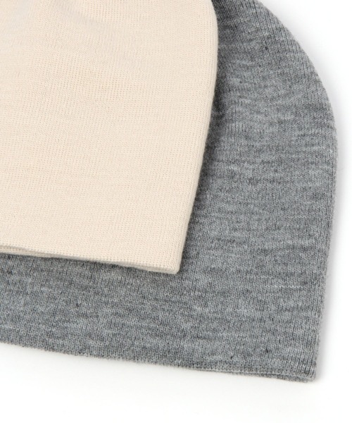 GLOBAL WORK（グローバルワーク）の「ニットワッチ/990499（ニットキャップ/ビーニー・レディース・ブラック/グレー/アイボリー・FREE）」の7枚目の写真