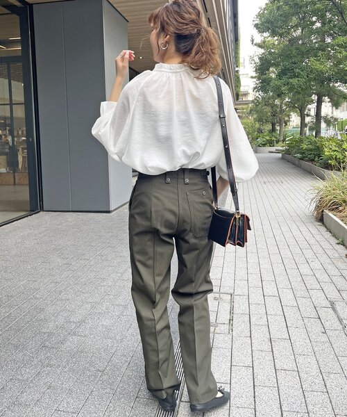セール】≪追加2≫ハイブリットフリルカラーボリュームスリーブ