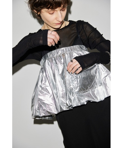 un/neu（アンノイ）の「マルチウェイアウトポケットビスチェ（キャミソール・レディース・シルバー/ホワイト/ブラック・FREE）」の3枚目の写真