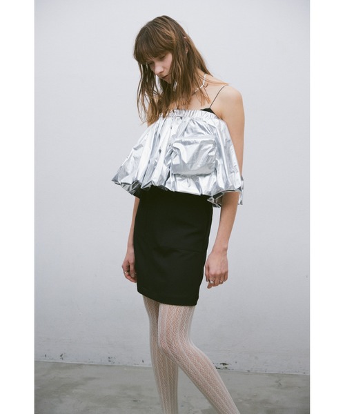 un/neu（アンノイ）の「マルチウェイアウトポケットビスチェ（キャミソール・レディース・シルバー/ホワイト/ブラック・FREE）」の12枚目の写真